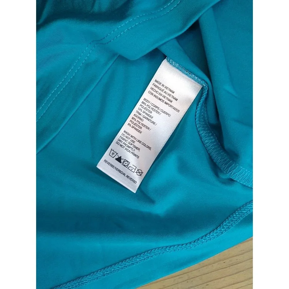 IZOD Golf SwingFlex Tank Top Womens XL Turquoise Sleeveless Activewear NWT - Picture 8 of 10